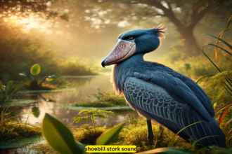 shoebill stork sound